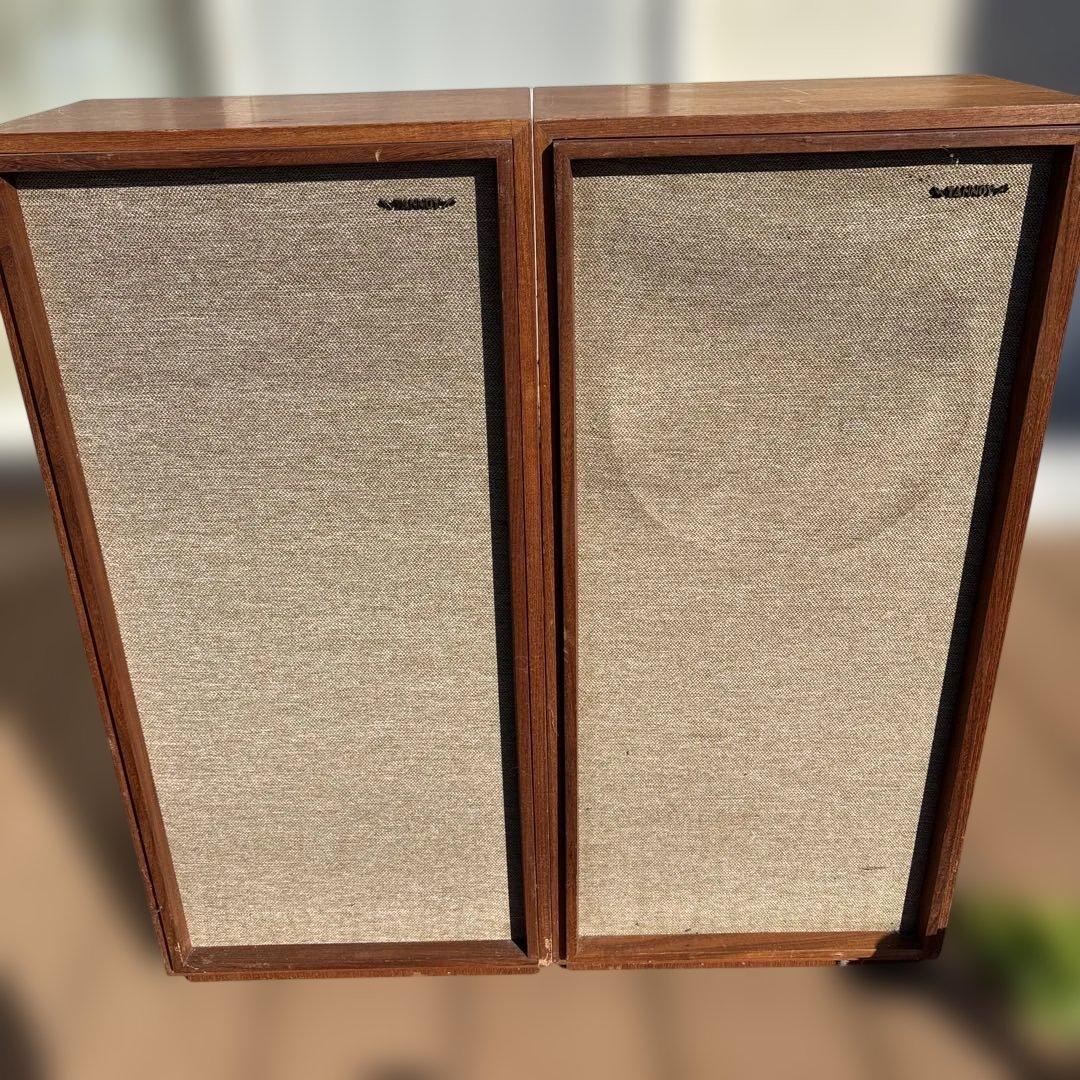 Tannoy スピーカー ウッド仕上げ ベージュ