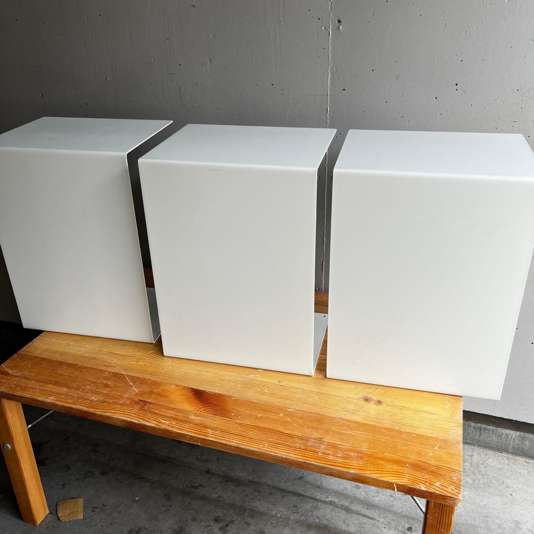 美品★無印 スタッキングシェルフ・コの字棚３個セット