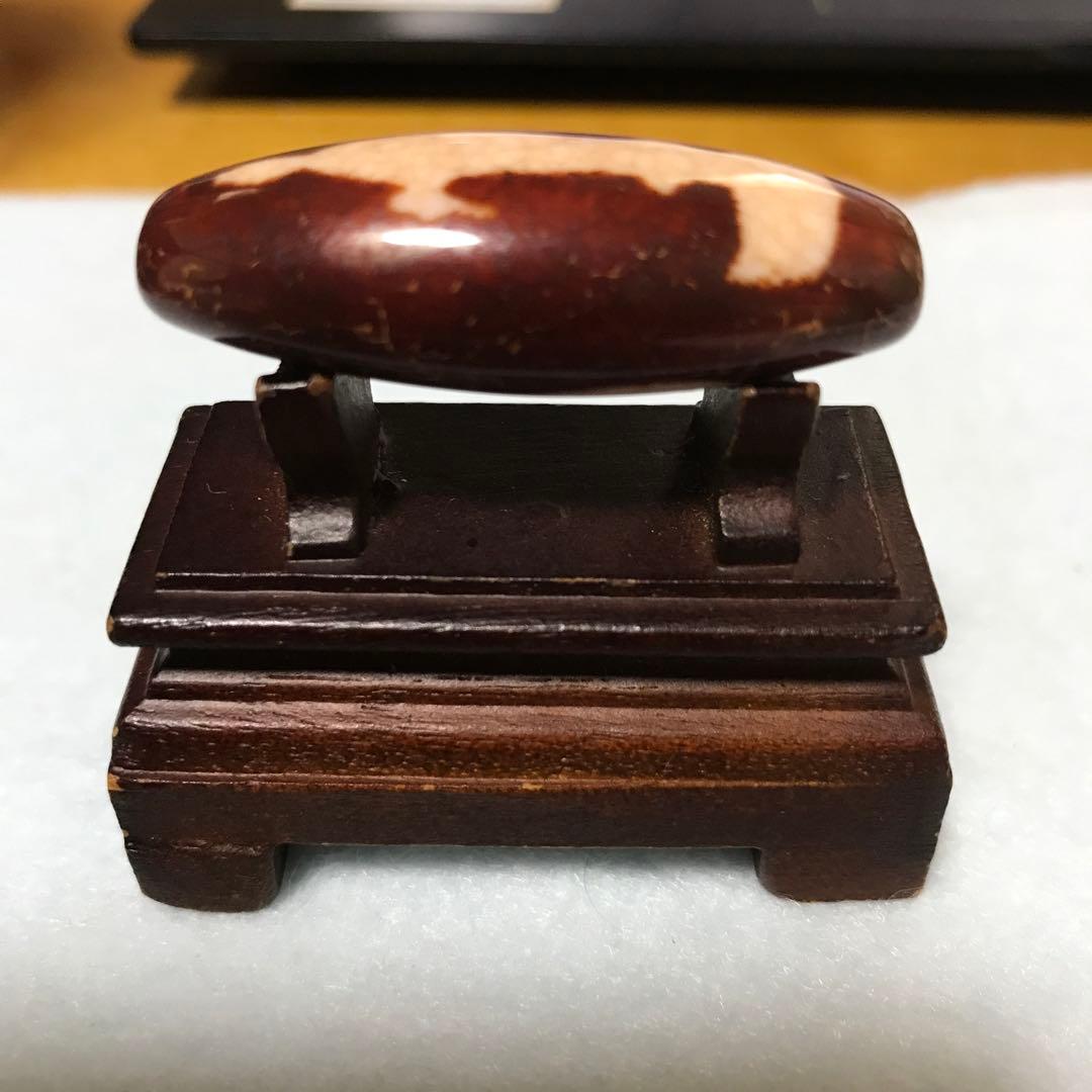 超激レア珍品‼︎特別出品　赤龍紋上肯天珠　観音金銭鈎天珠　ふれでぃ