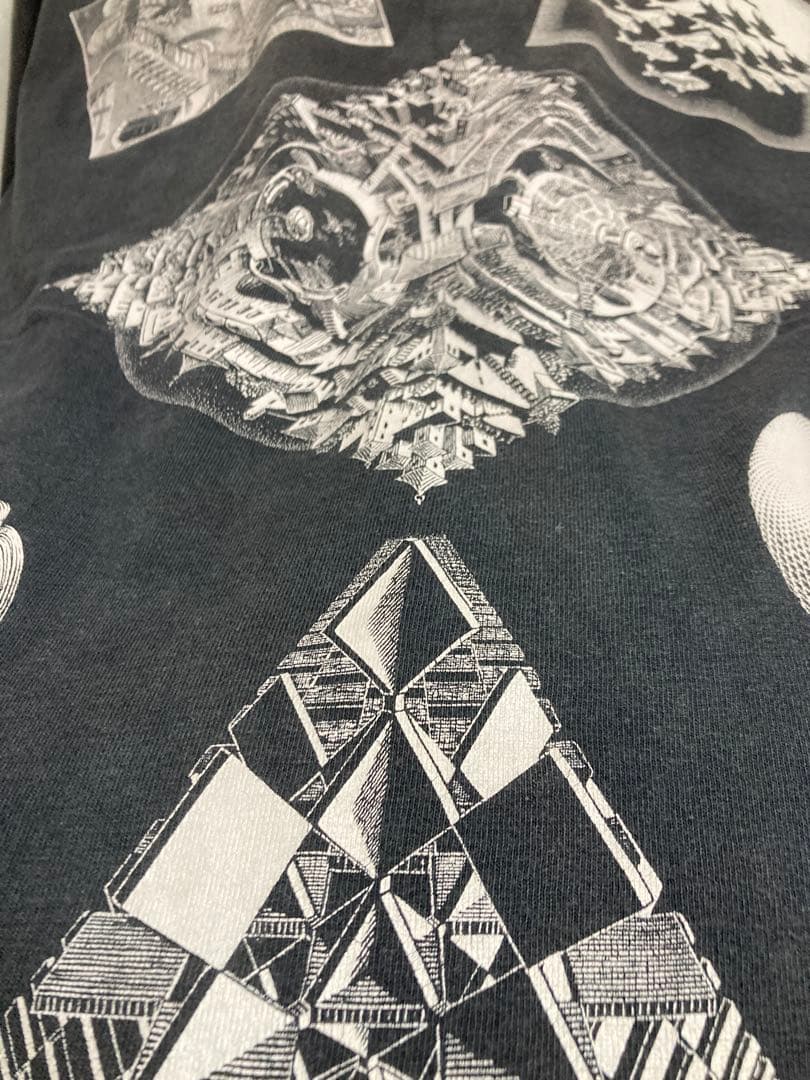 雰囲気◎1991 M.C. Escher マルチプリント Tシャツ　エッシャー