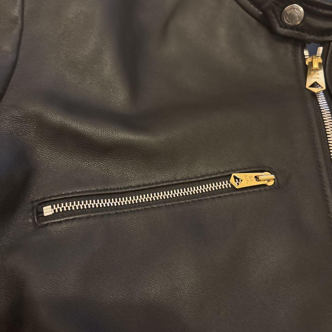 美品 PaulSmith ポールスミス レザー ライダースジャケット 羊革