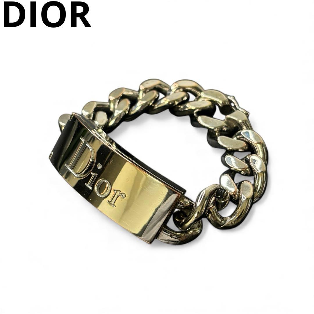 美品 DIOR ゴルメット リップグロス シルバー ブレスレット