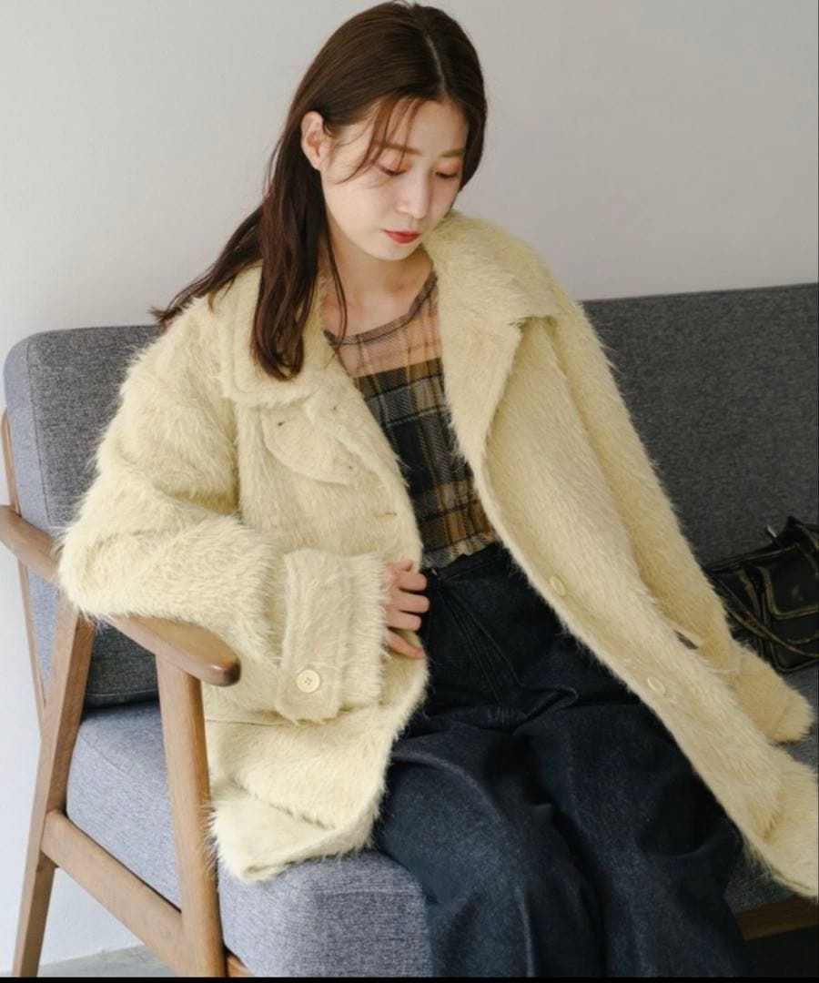 まる⭐︎新品未使用　kastane カスタネ　シャギーコート