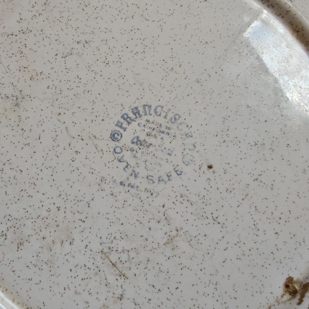 希少✨️ヴィンテージ　フランシスカン　スターバースト　27センチ　３枚大皿セット