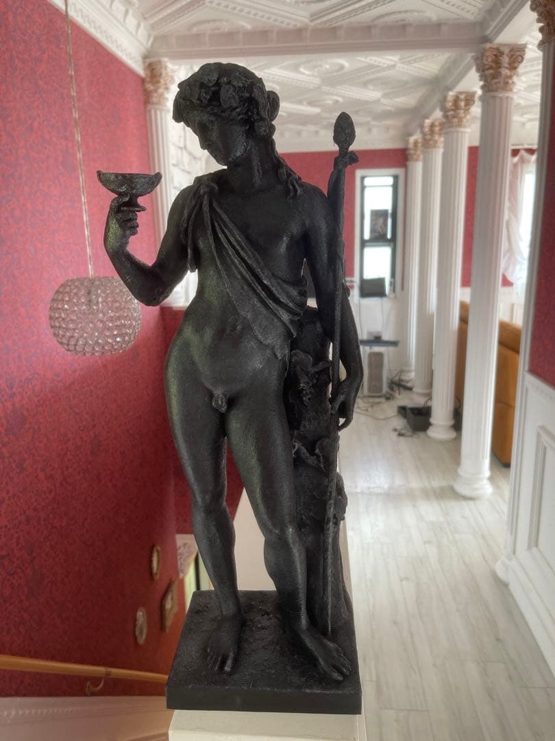 ローマ神話　バックスの像 48 cm ディオニューソス