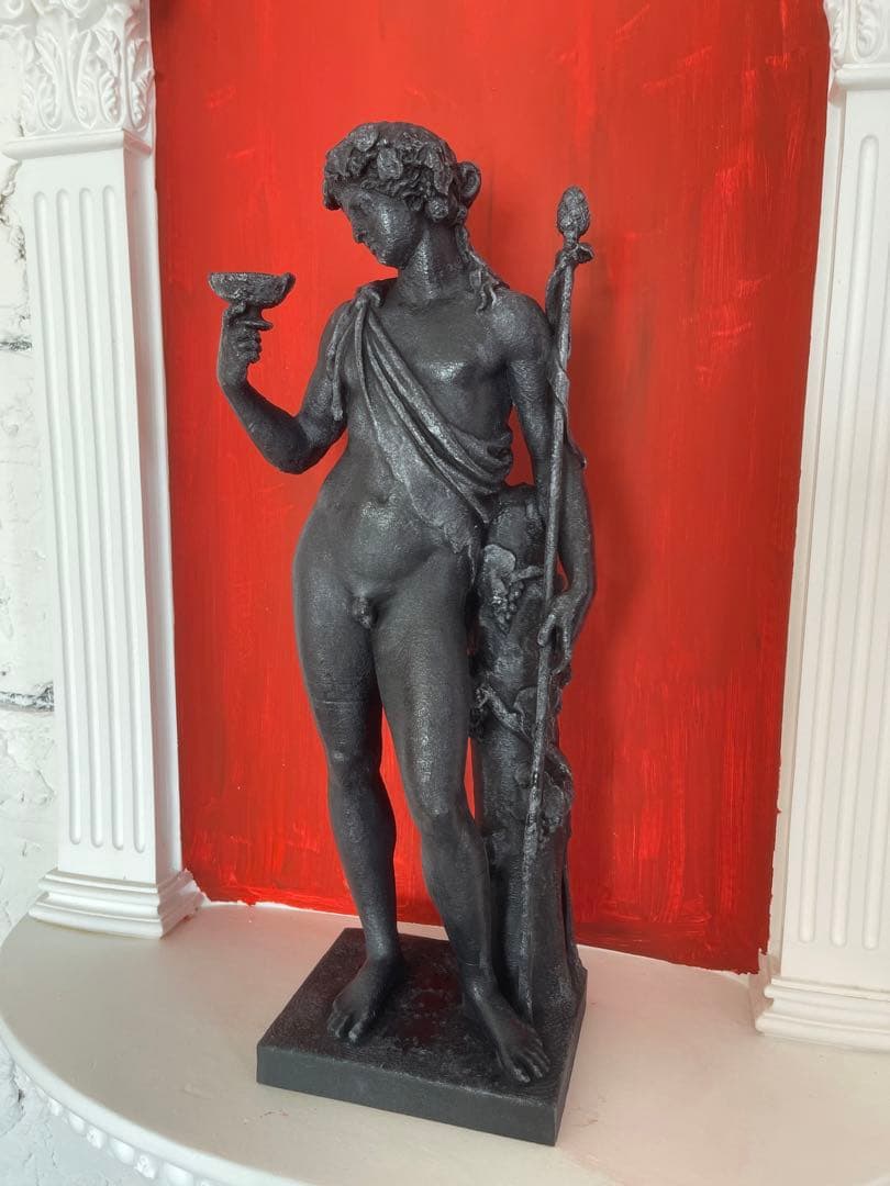 ローマ神話　バックスの像 48 cm ディオニューソス