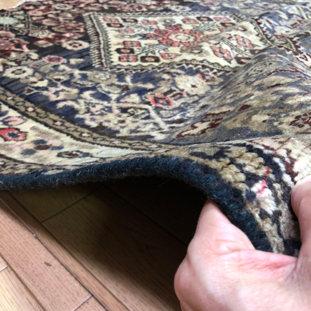 ペルシャ絨毯 ペルシャヴィンテージラグ 183x103 手織り オールド