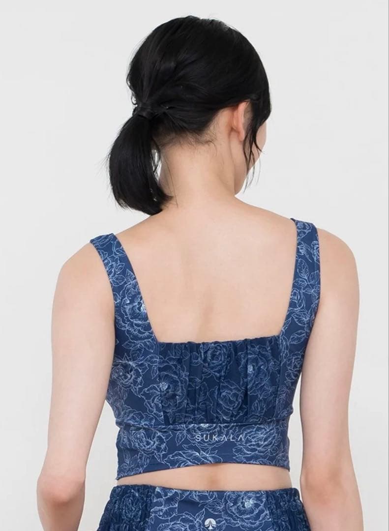 【SUKALA】ブルーミングフラワー　ブラトップ&レギンス