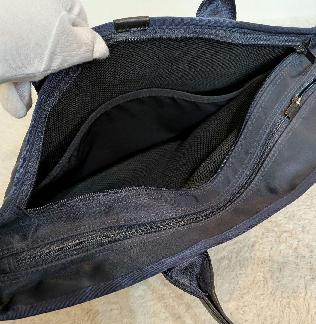 美品　PORTER　TIME（タイム） トートバッグ　ナイロン　レザー持ち手