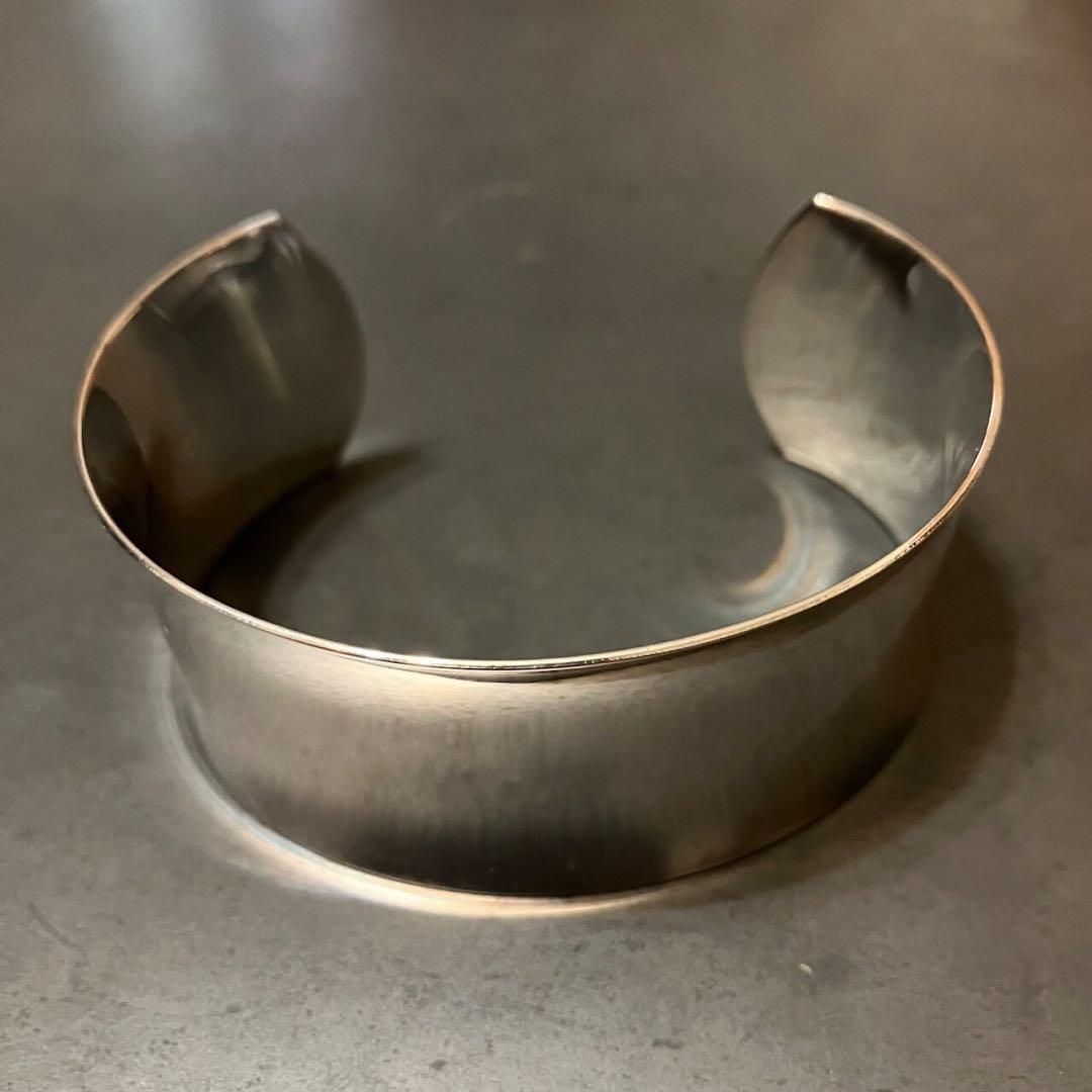 SILVER925 WIDE BANGLE/シルバー/ブレスレット/バングル