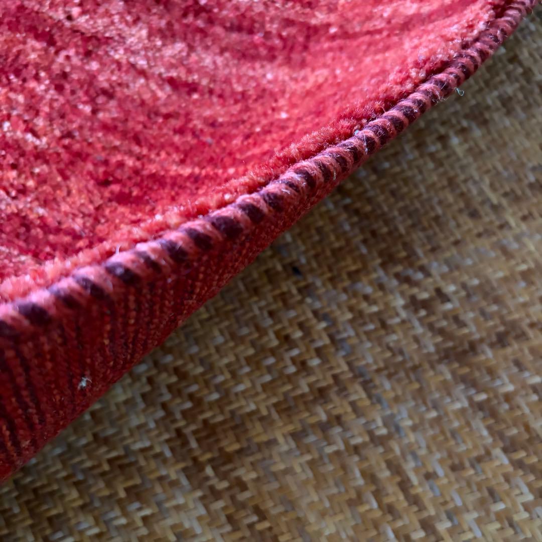 ギャッベ　ゾランヴァリ　茜色