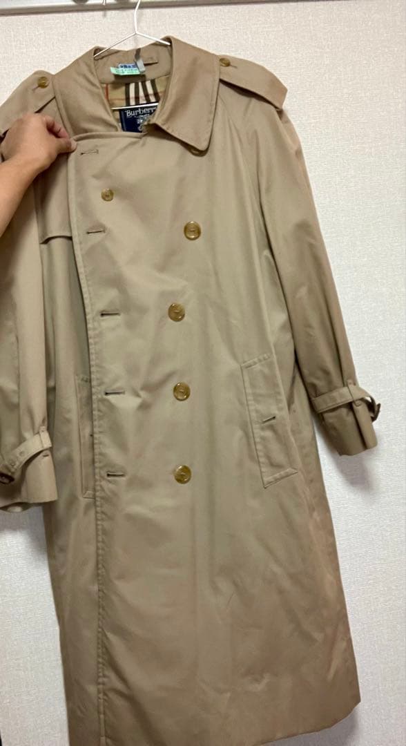 【Burberrys】英国製トレンチコート　ベージュ　バーバリー