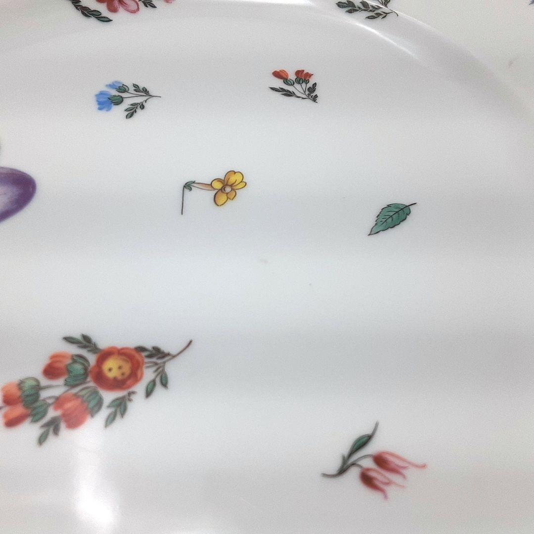 X249-1 リチャードジノリ イタリアンフルーツ オーバルプレート 34㎝　ね