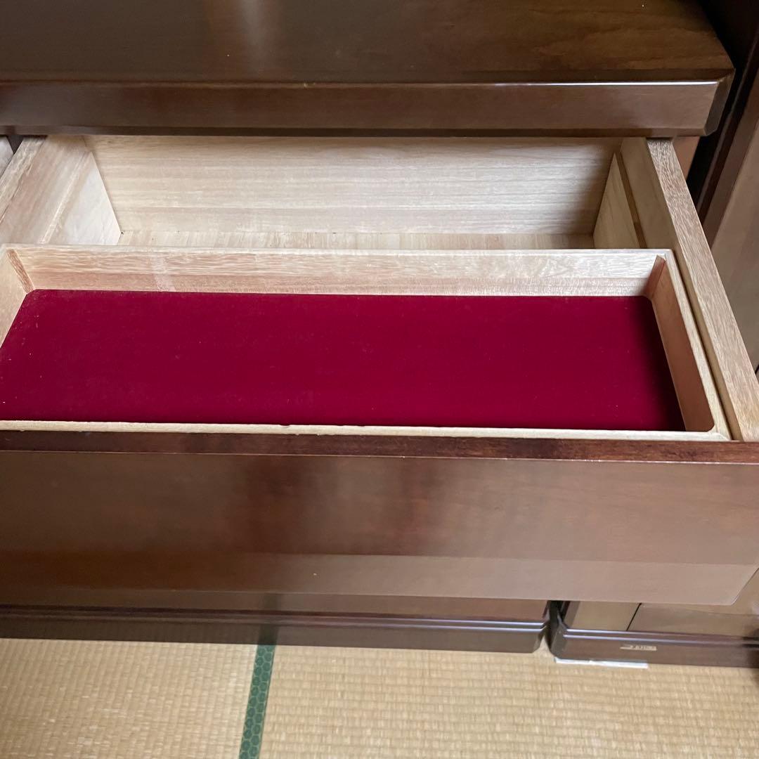 底値到達！　整理ダンス　美品　ブラウン木製チェスト