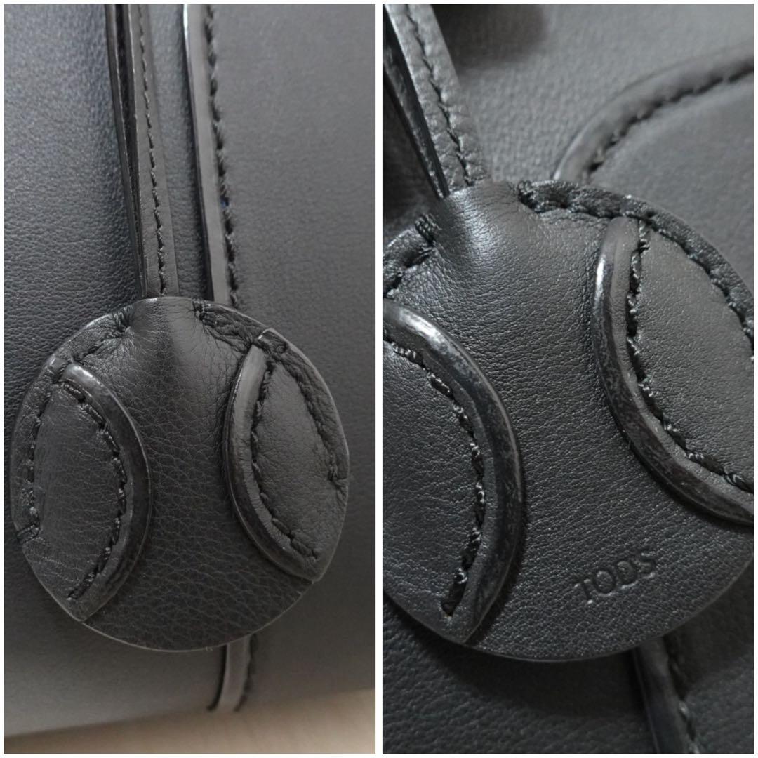 トッズ　セラ　トートバッグ　ショルダーバッグ　大容量　ハンドバッグ　黒　2way