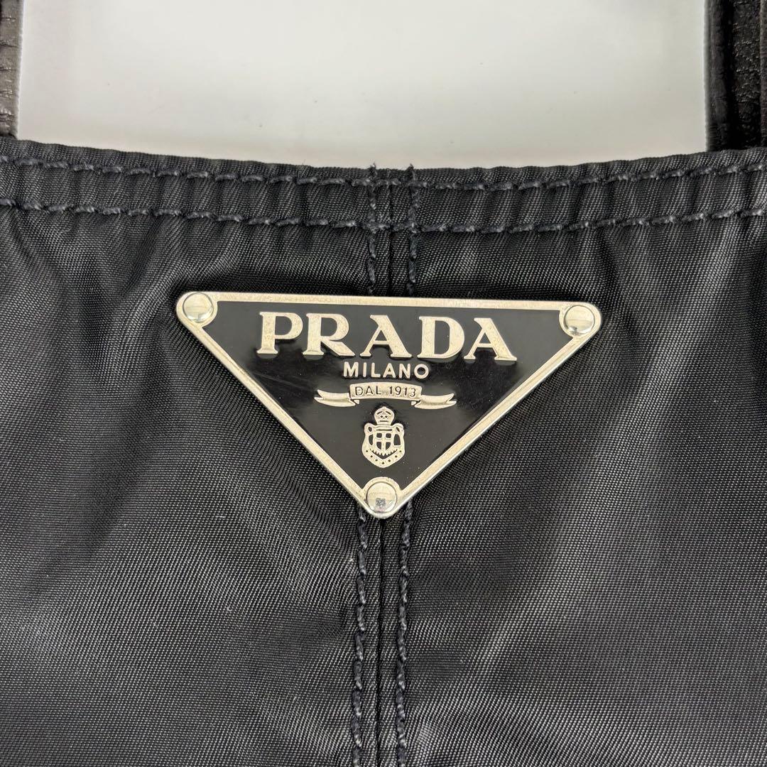 極美品 PRADA プラダ トートバッグ マザーズバッグ ナイロン レザー