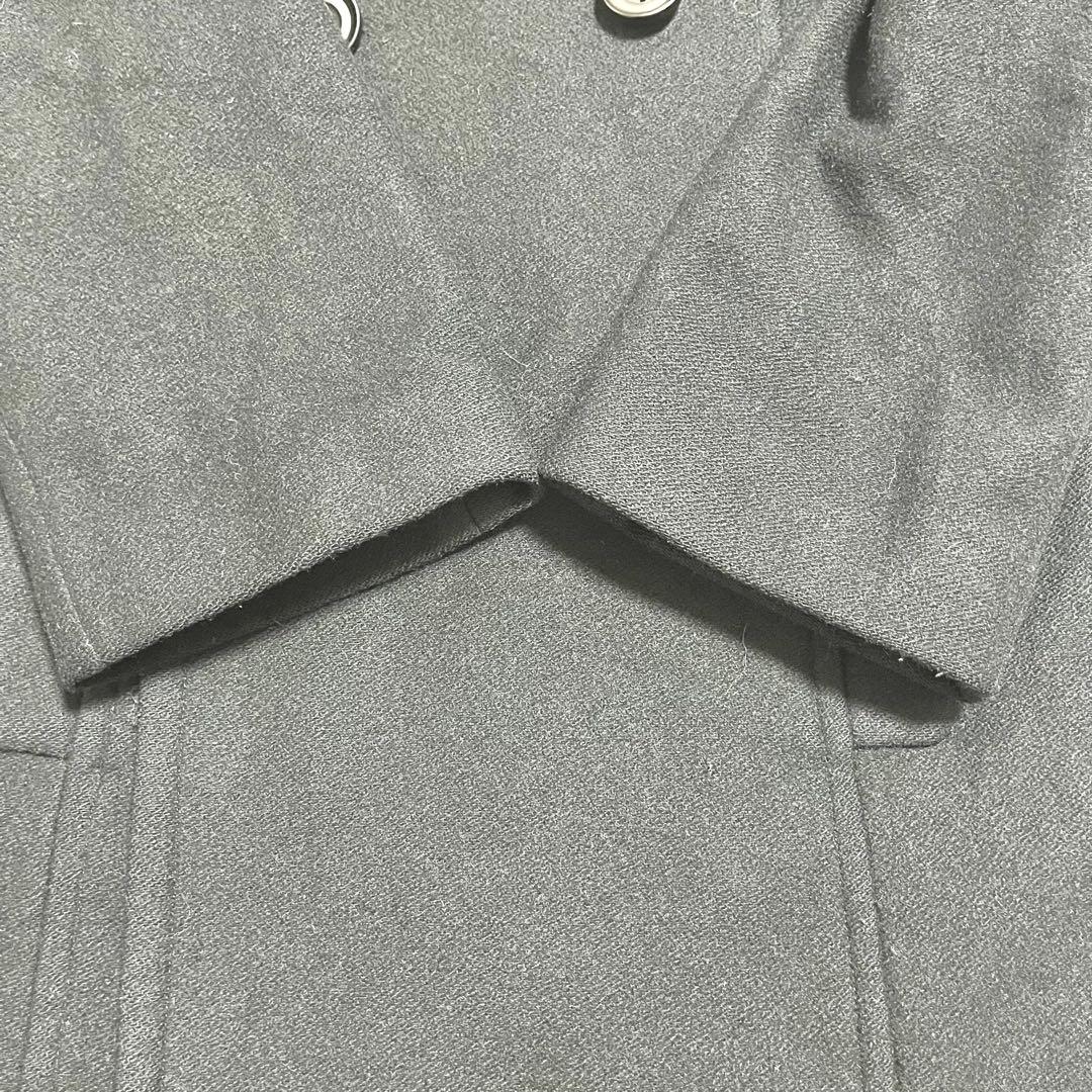 ✨希少✨ato アトウ チェスターコート ダブルボタン カシミヤ 46 M 黒