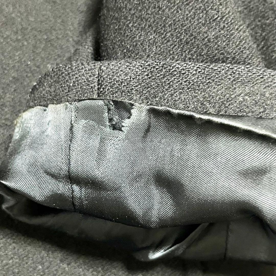 ✨希少✨ato アトウ チェスターコート ダブルボタン カシミヤ 46 M 黒