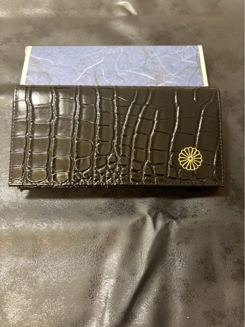 皇居 長財布&ケース クロコダイル ブラック　新品未使用