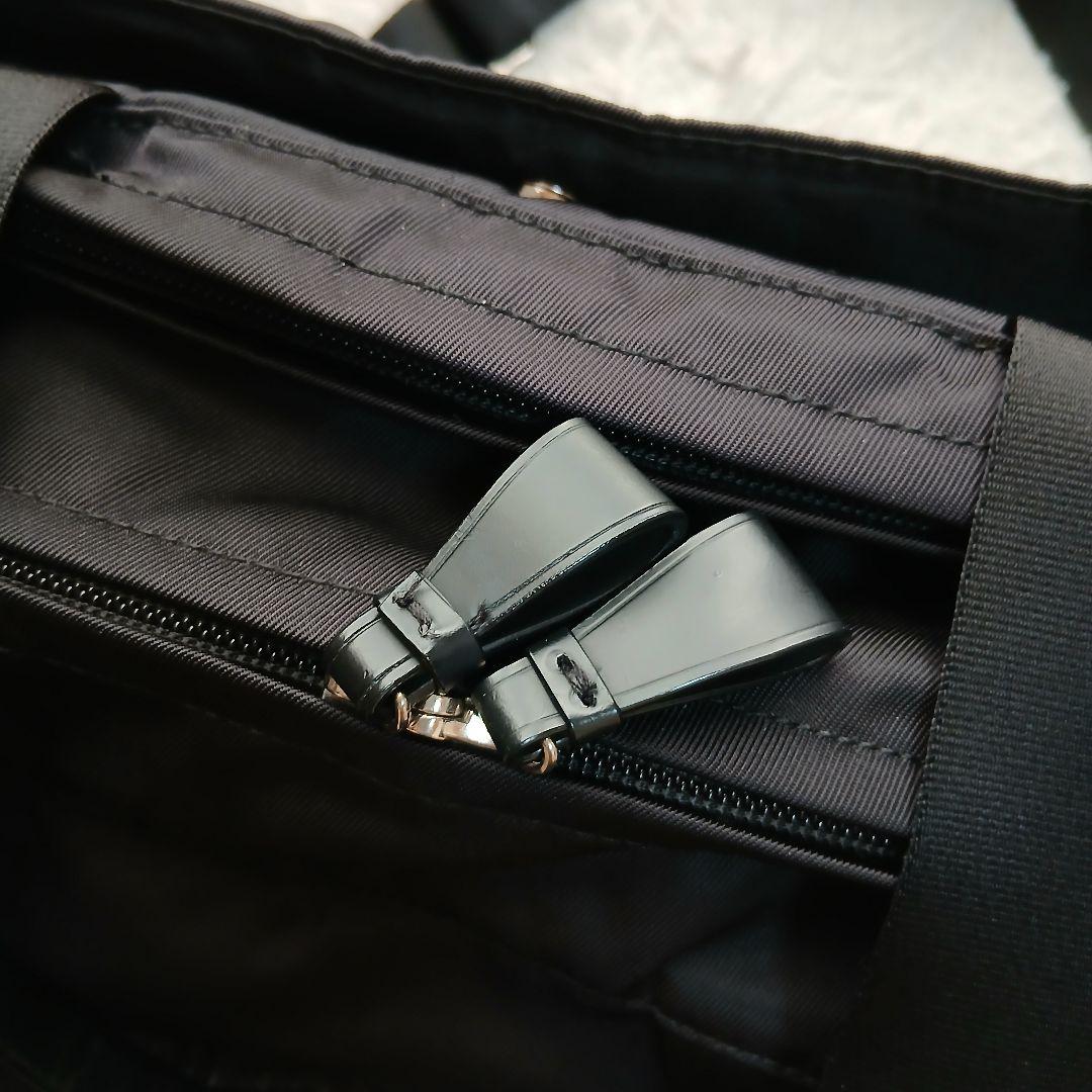 【美品】【agnes b.】2WAY ボストン　ショルダーバッグ　ブラック