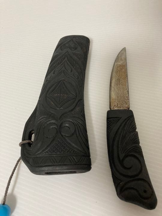 アイヌ マキリ 黒 昭和 工芸品 北海道