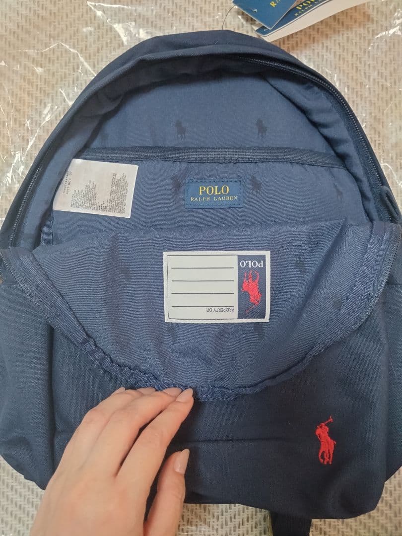 Polo Ralph Lauren ネイビーリュック　★　新品タグ付き