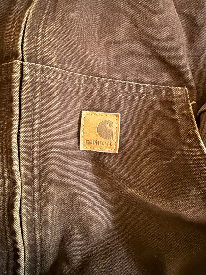 Carhartt アクティブジャケット ダックパーカー ダークブラウン