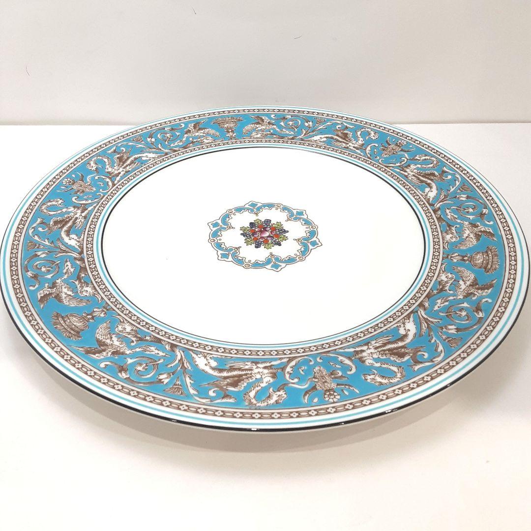 専用Y1275-8 ウェッジウッド フロレンティーンターコイズ 大皿2枚　ぬ