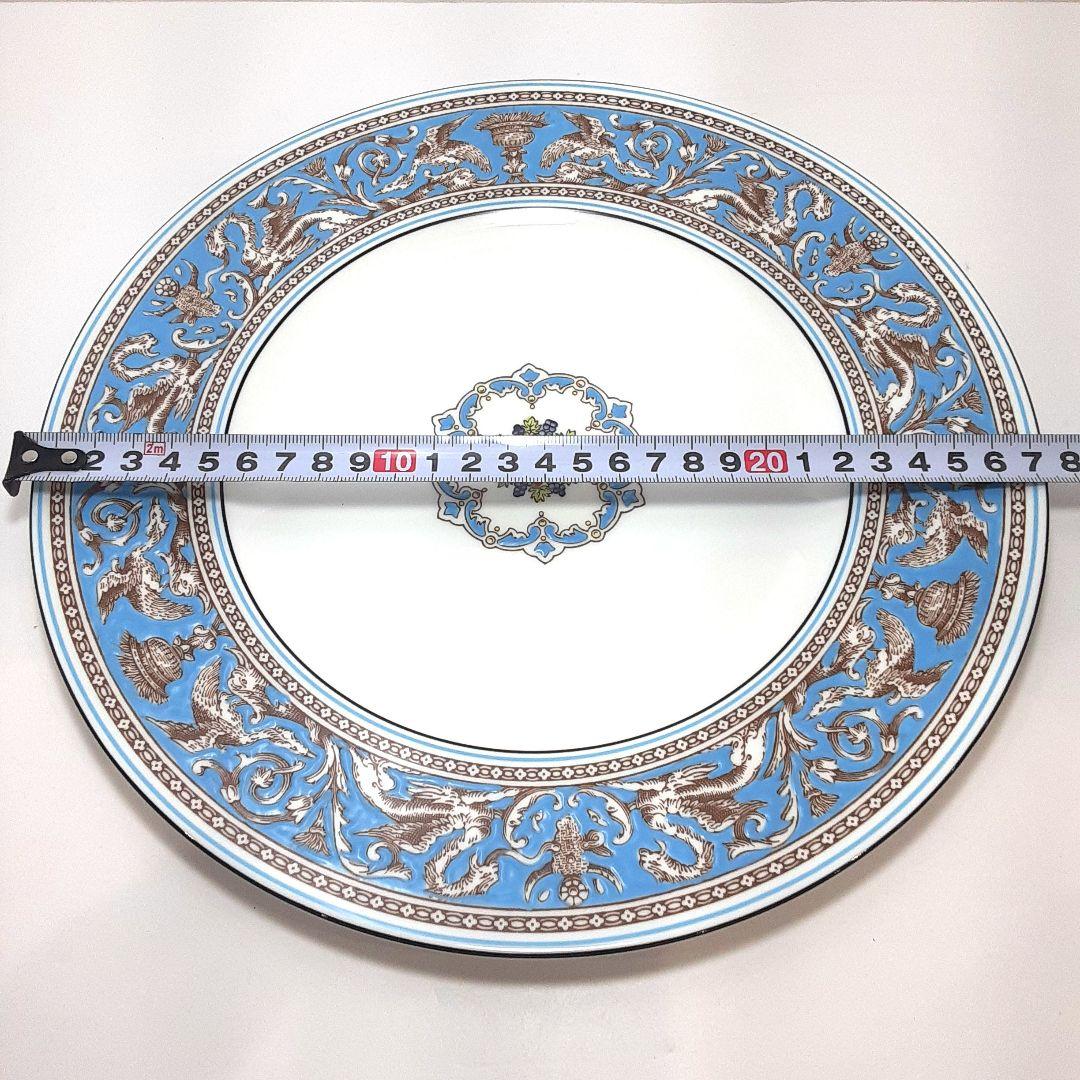 専用Y1275-8 ウェッジウッド フロレンティーンターコイズ 大皿2枚　ぬ