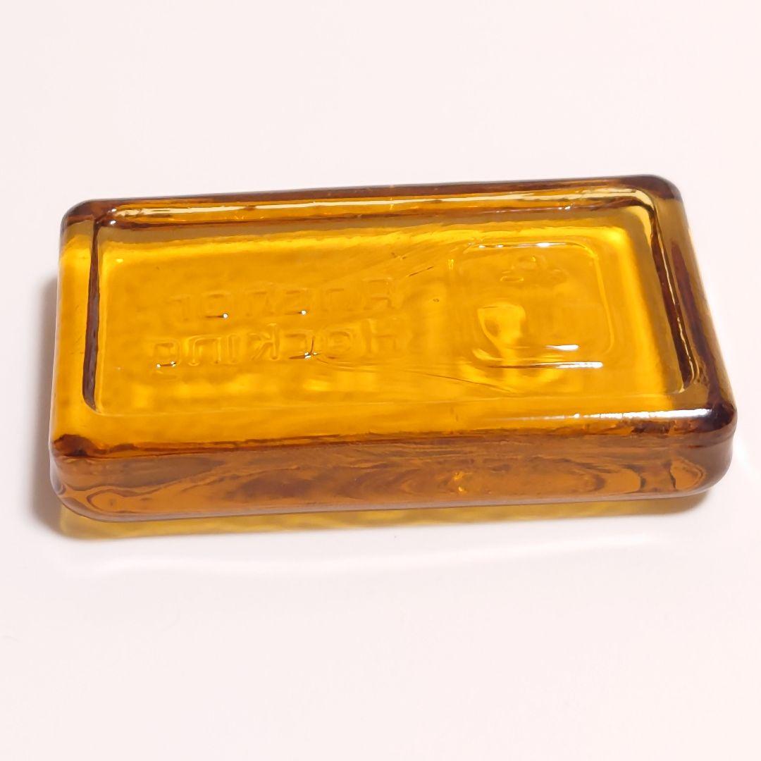 【ペーパーウェイト（ハニーゴールド）】アンカーホッキング社製　ファイヤーキング