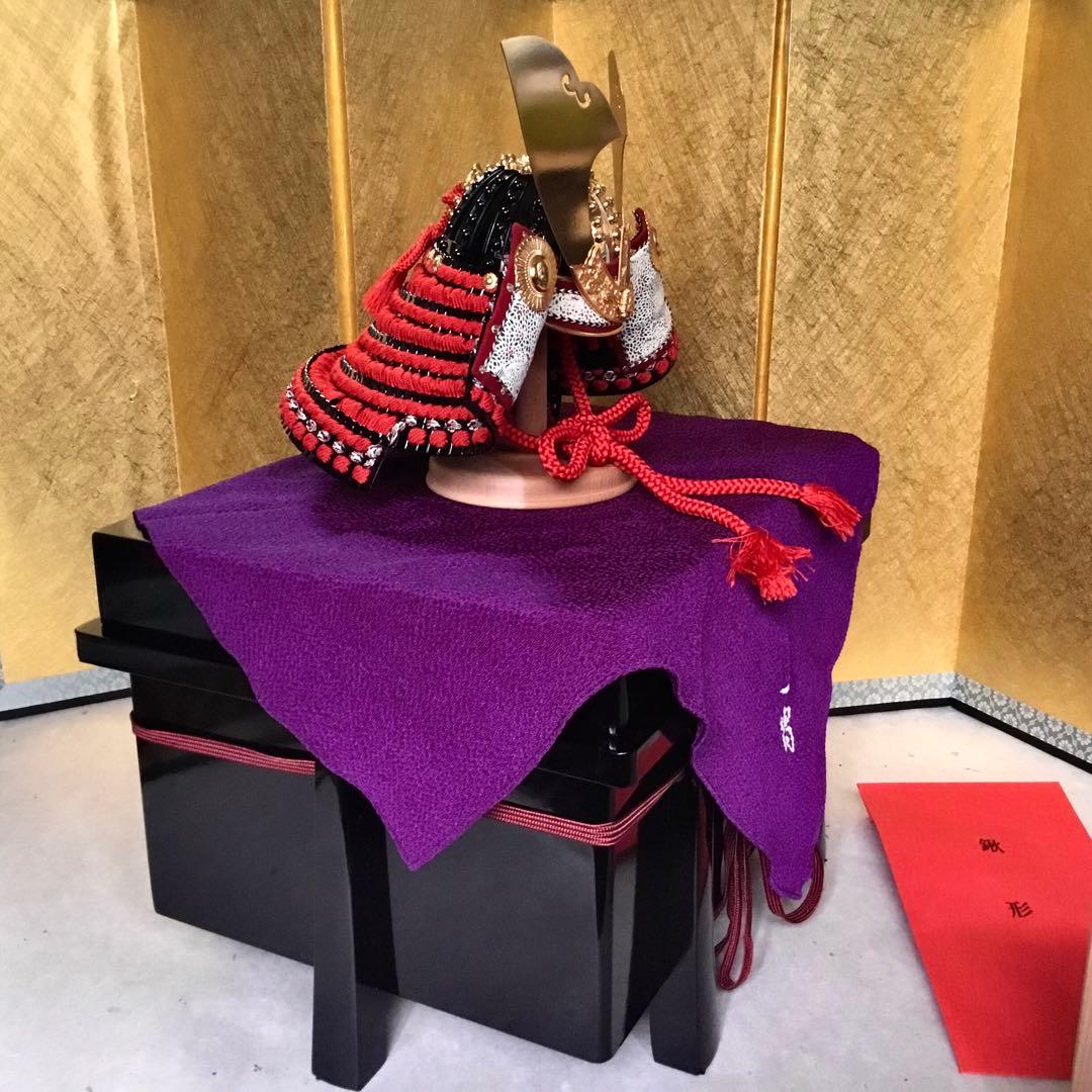 兜飾り◆加藤一冑◆伝統工芸 コンパクト五月飾り 鎧 五月節句 甲冑 兜