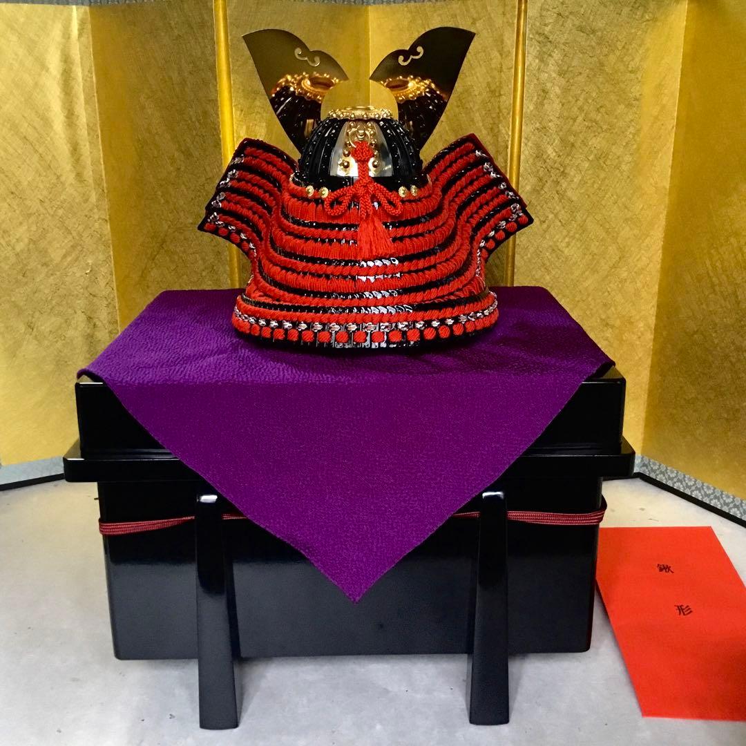 兜飾り◆加藤一冑◆伝統工芸 コンパクト五月飾り 鎧 五月節句 甲冑 兜