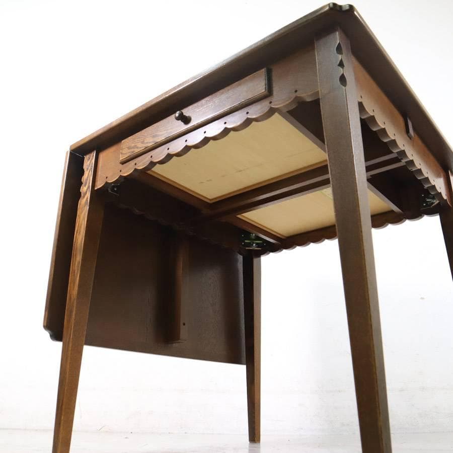 値下パリの雑貨屋 バタフライテーブル スライド伸長式 F-82ダイニングテーブル