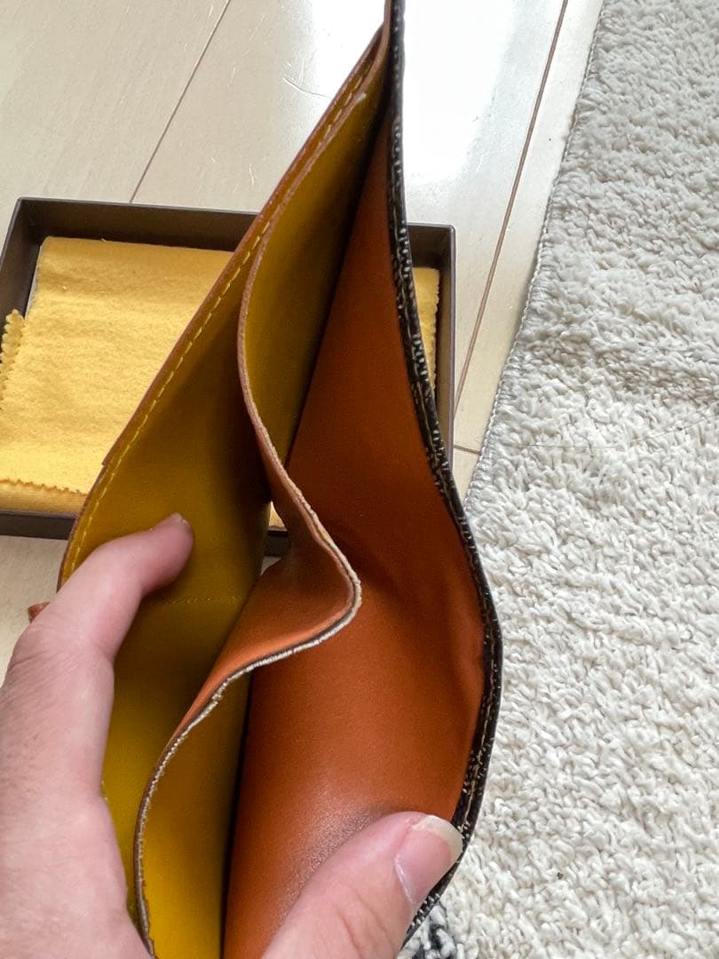 Goyard 二つ折り財布 ブラック/ブラウン