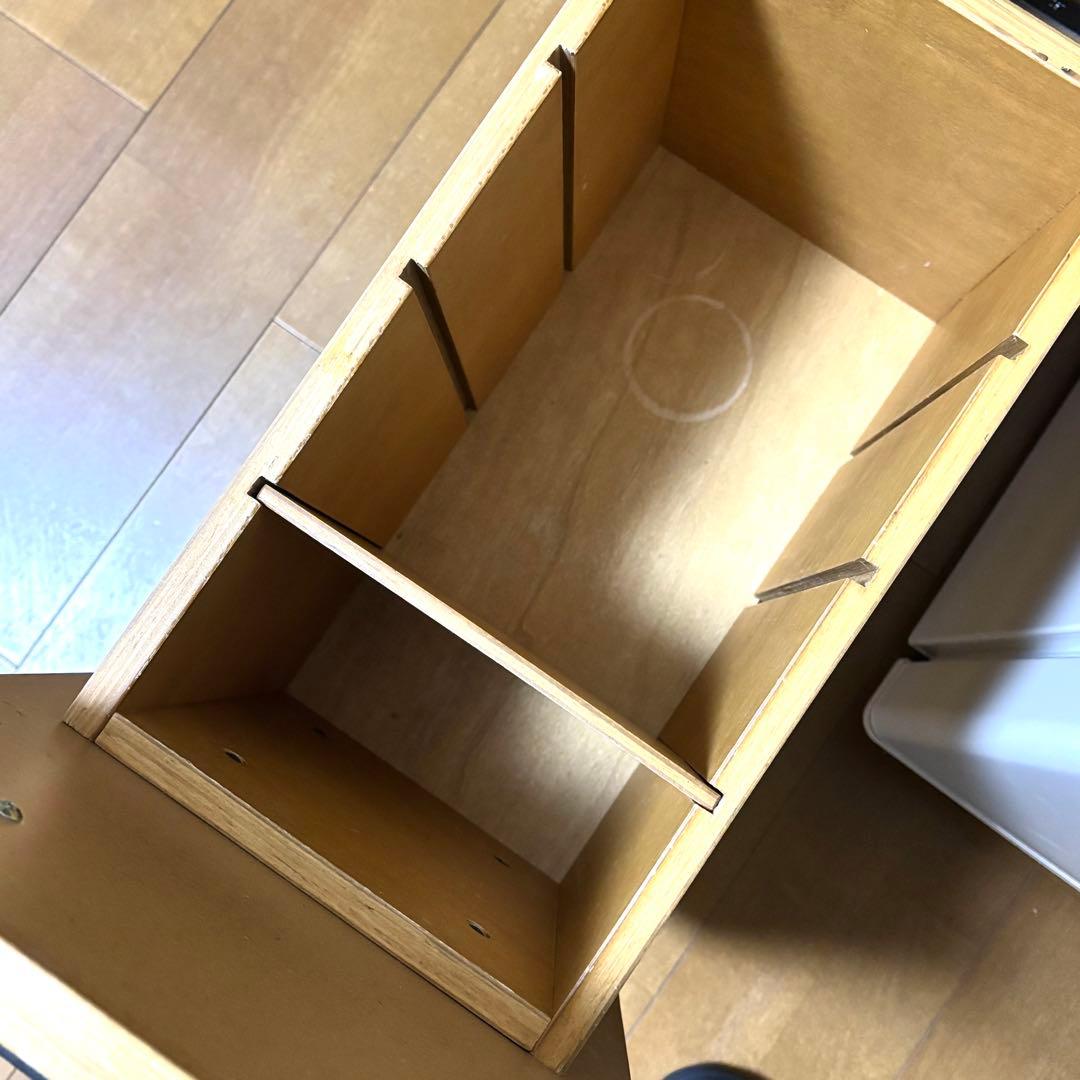 【送料込】lowyaロウヤ　ドレッサーデスク コンセント（ハニー)