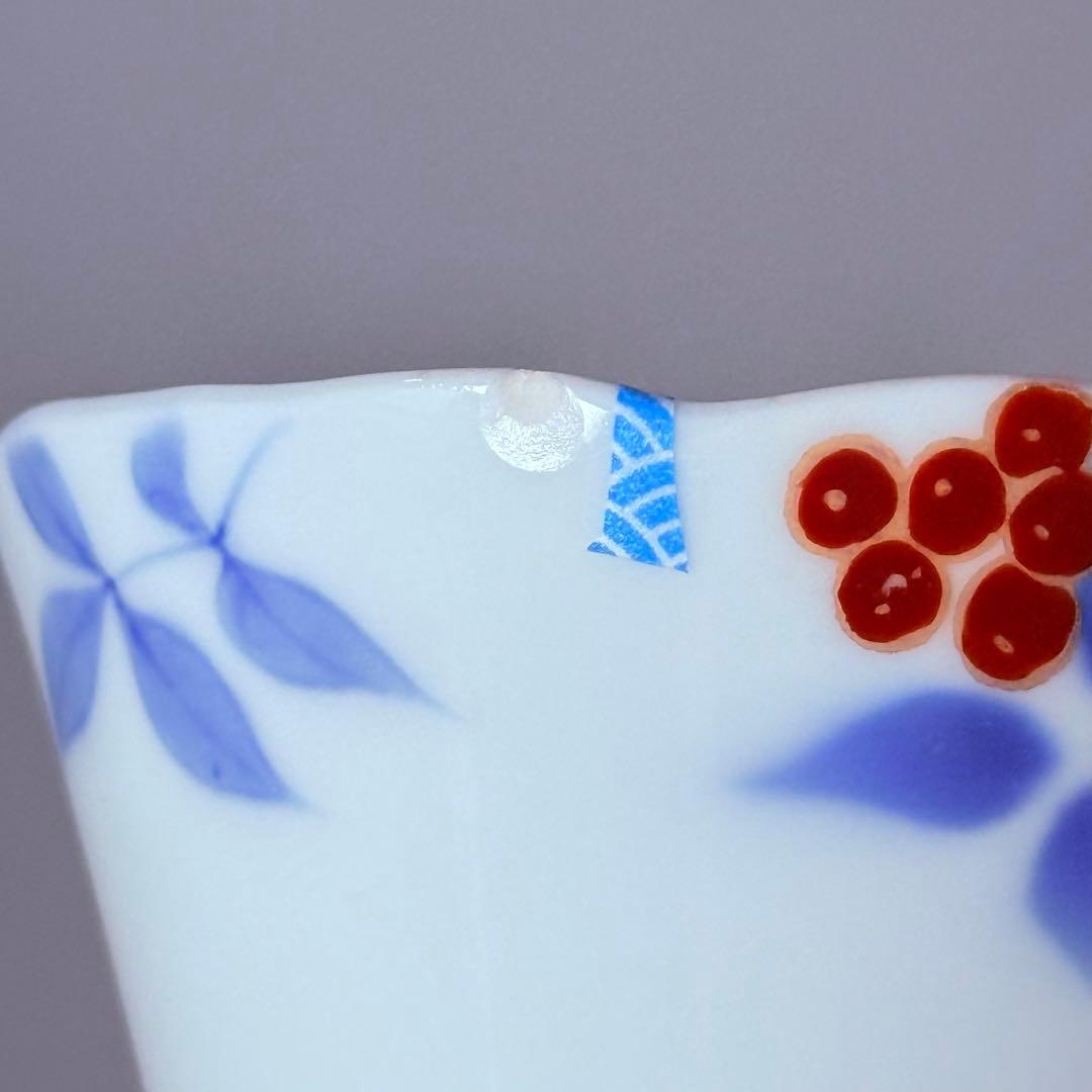 オールド深川製磁　染錦南天文様鉢　まとめて18個！！　料理屋　器を楽しむ