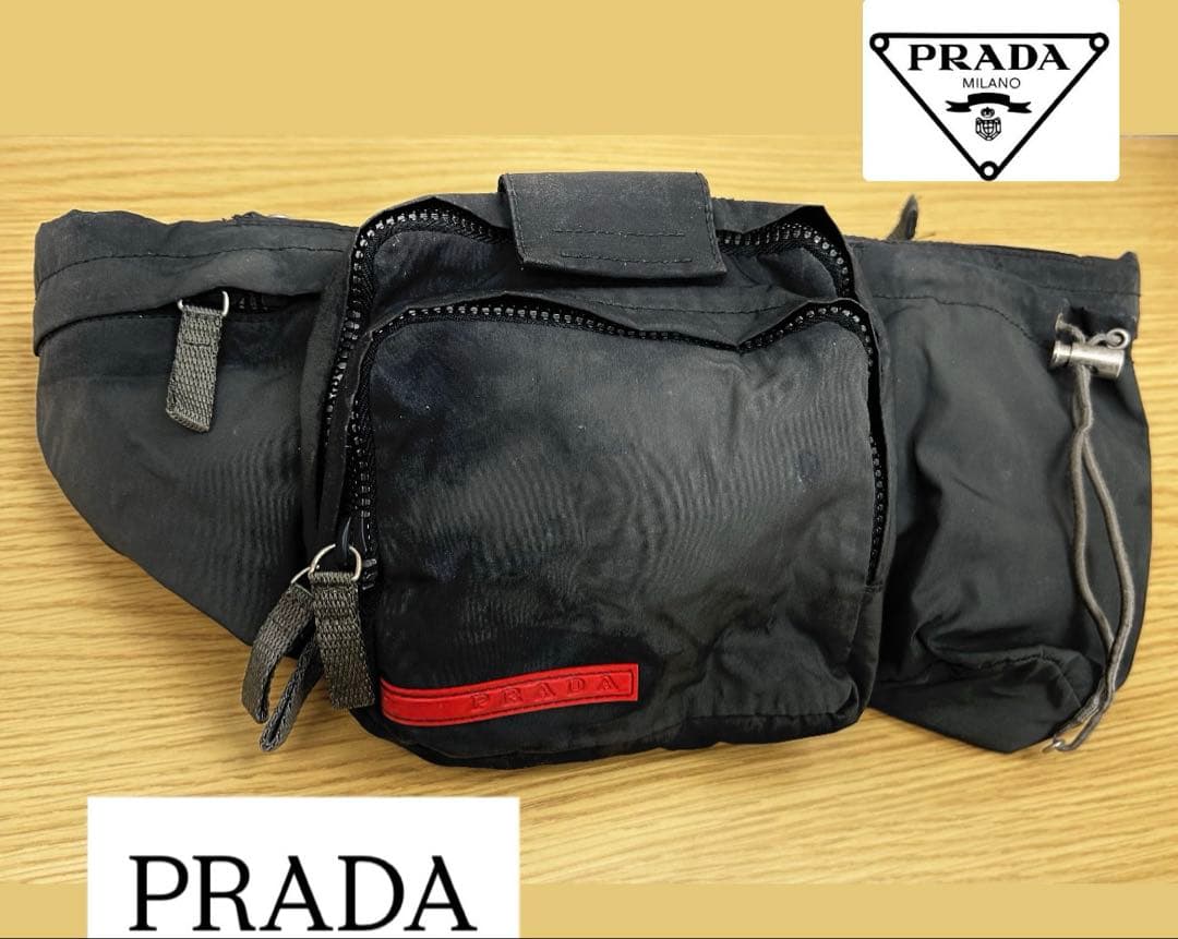 【白タグあり】PRADA プラダスポーツ ショルダーバッグ　ナイロン