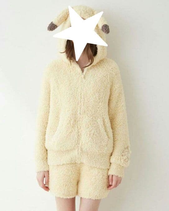 ジェラートピケ☆ピカチュウパーカ&ショートパンツセット