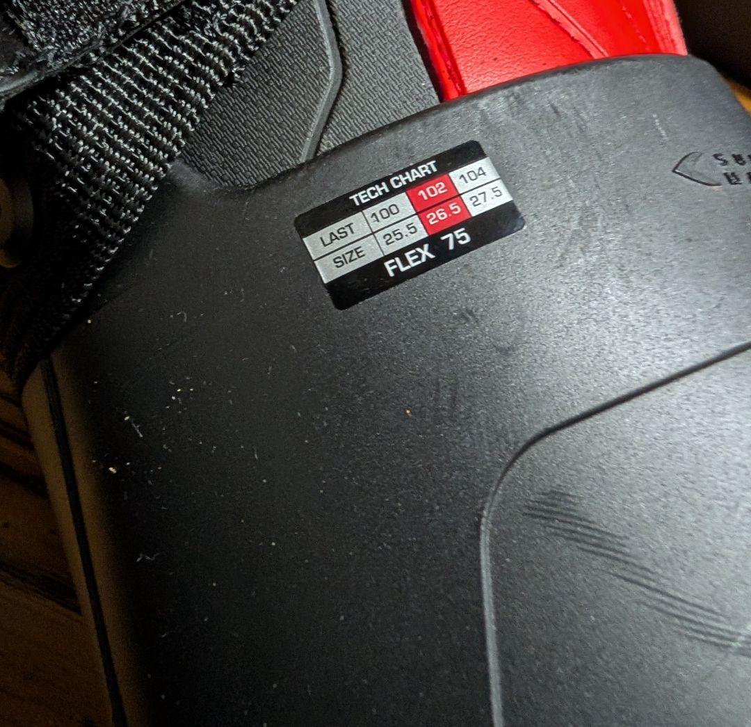 HEAD　next edge xp スキー ブーツ ブラック/レッド