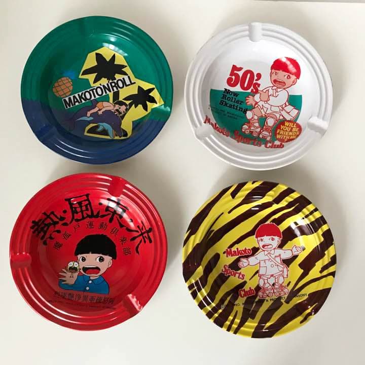 まことちゃん 缶ヒラ灰皿セット