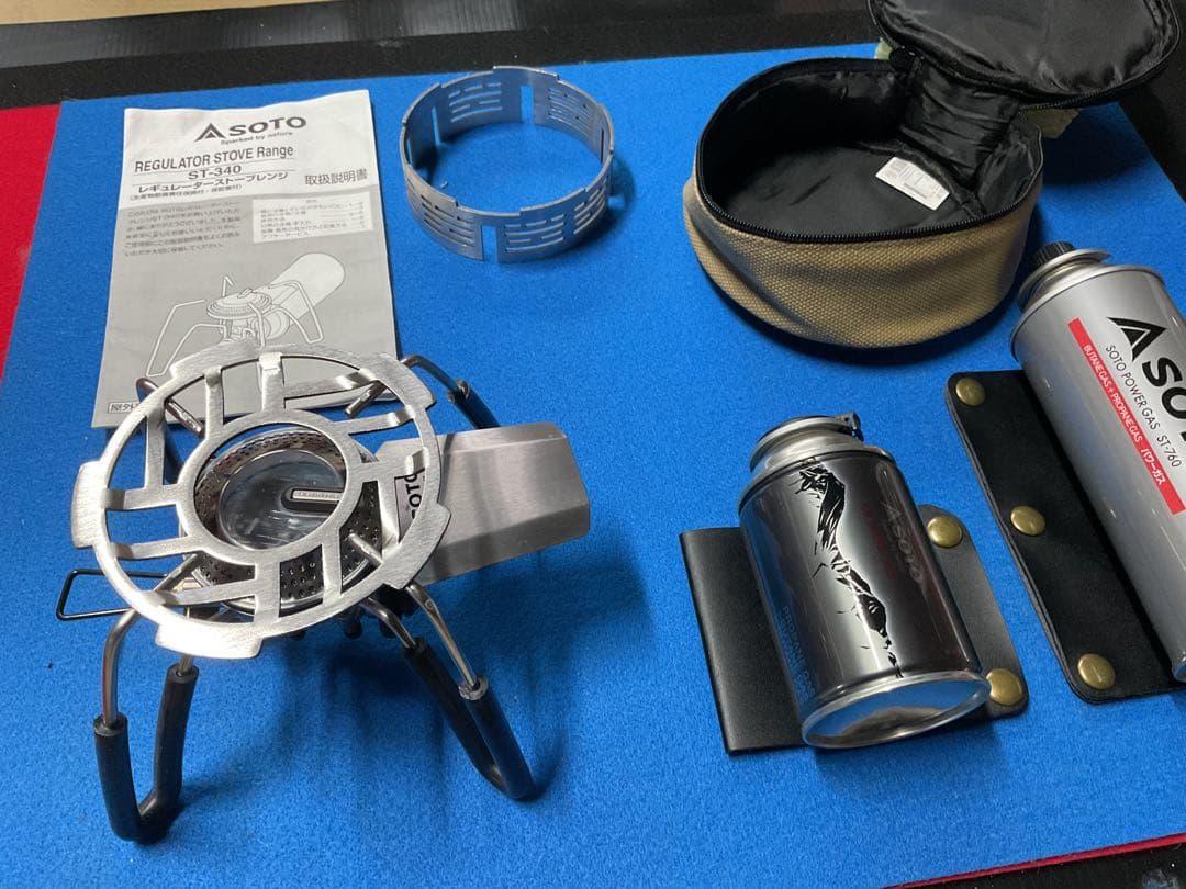 SOTO ST-340新型レギュレーターストーブ未点火保管品+装備品付き