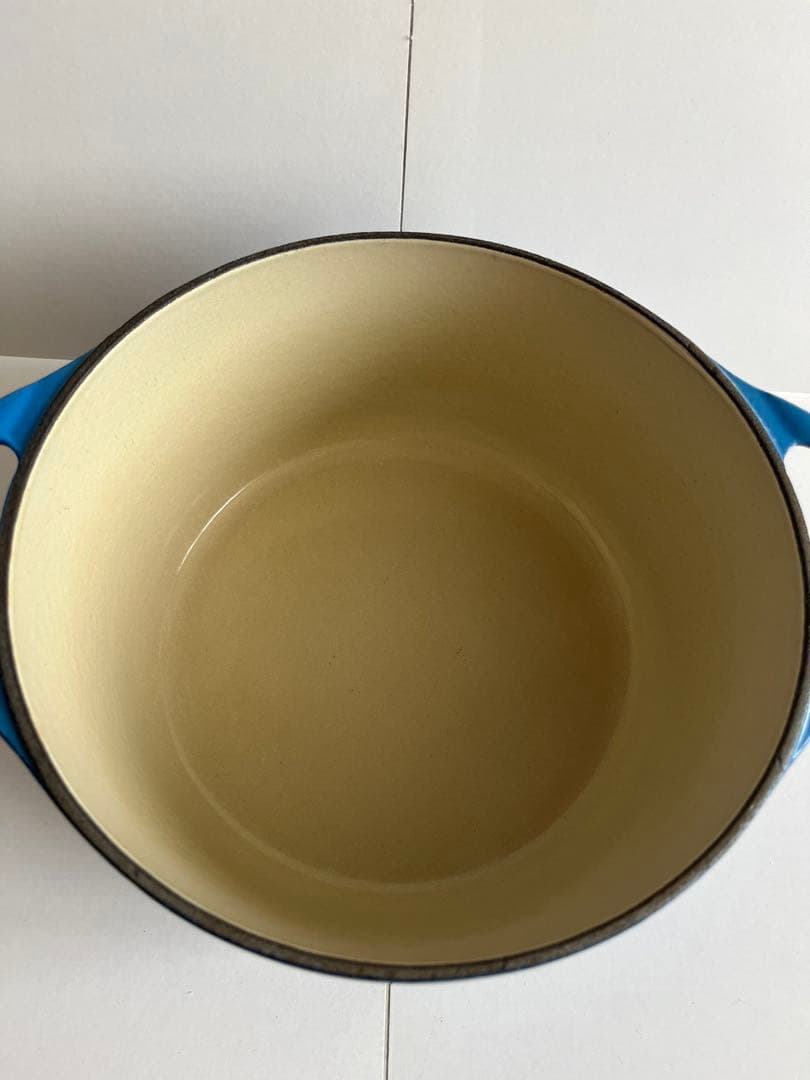 廃盤　希少　クーザンス 両手鍋　ブルー　20cm