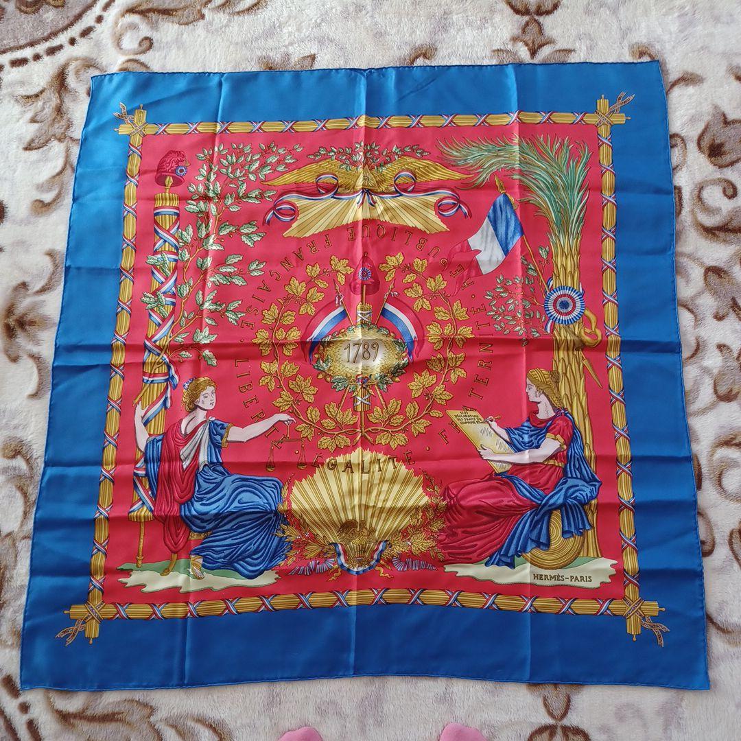 HERMÈS シルクスカーフ 1789