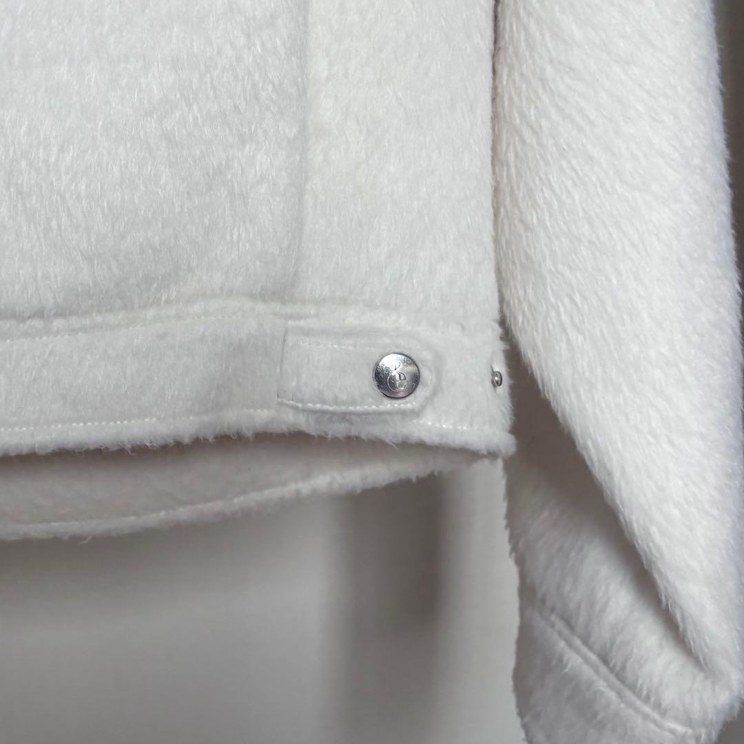 épine shaggy blouson white