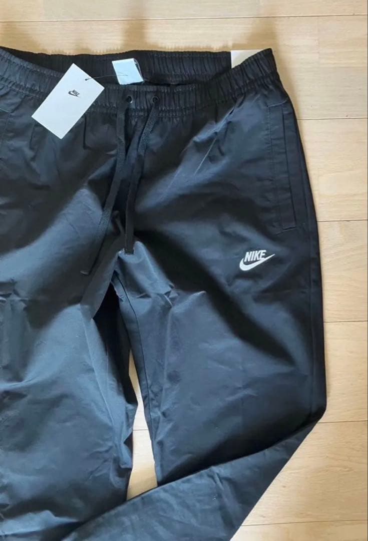 L ☆新品タグ付☆ ナイキ ウーブンパンツ メンズ カフ ジョガー ブラック