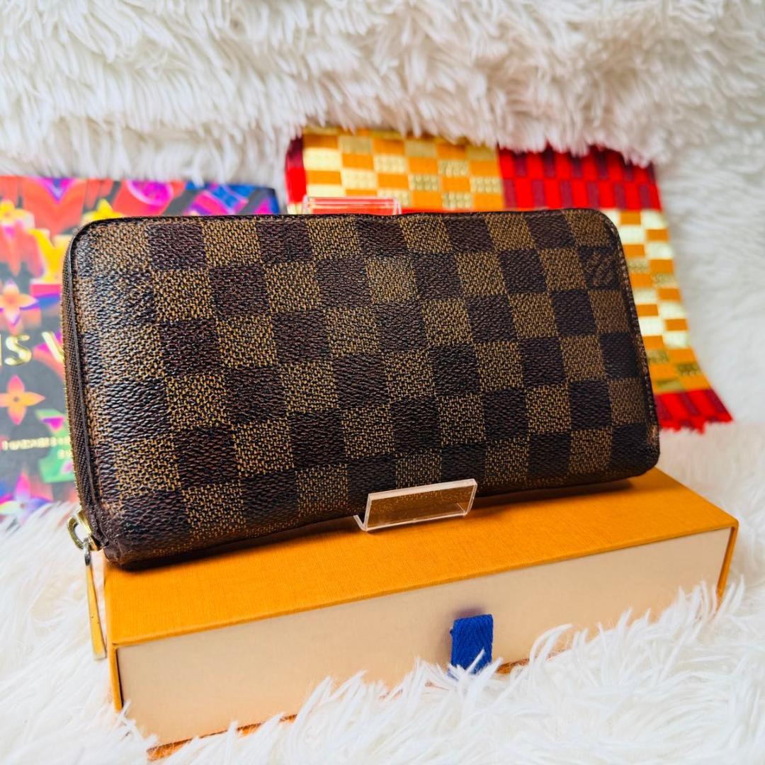 【セール】ルイヴィトン ダミエ ジッピーウォレット ラウンドファスナー 長財布