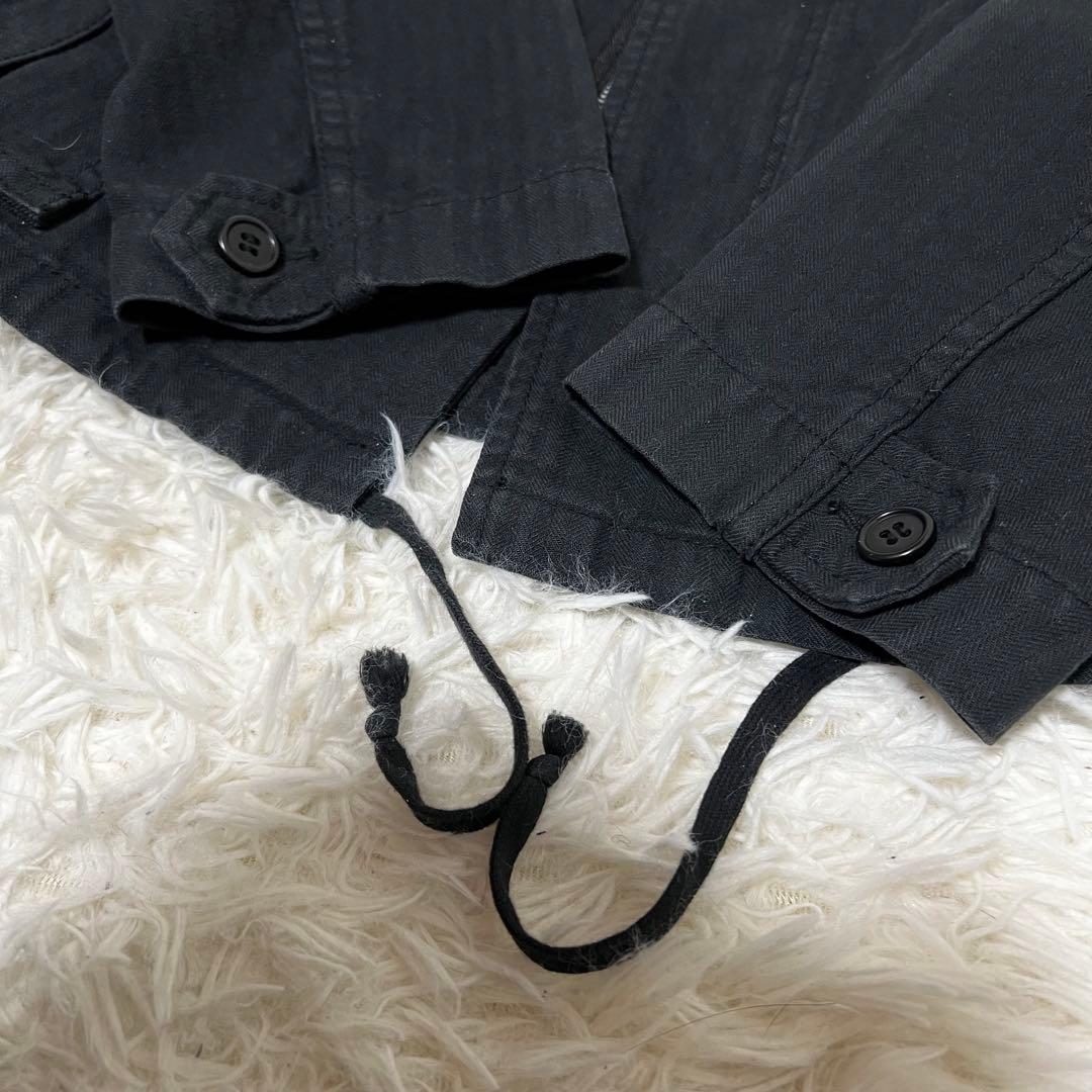 トリコ コムデギャルソン✨ミリタリージャケット 黒 S