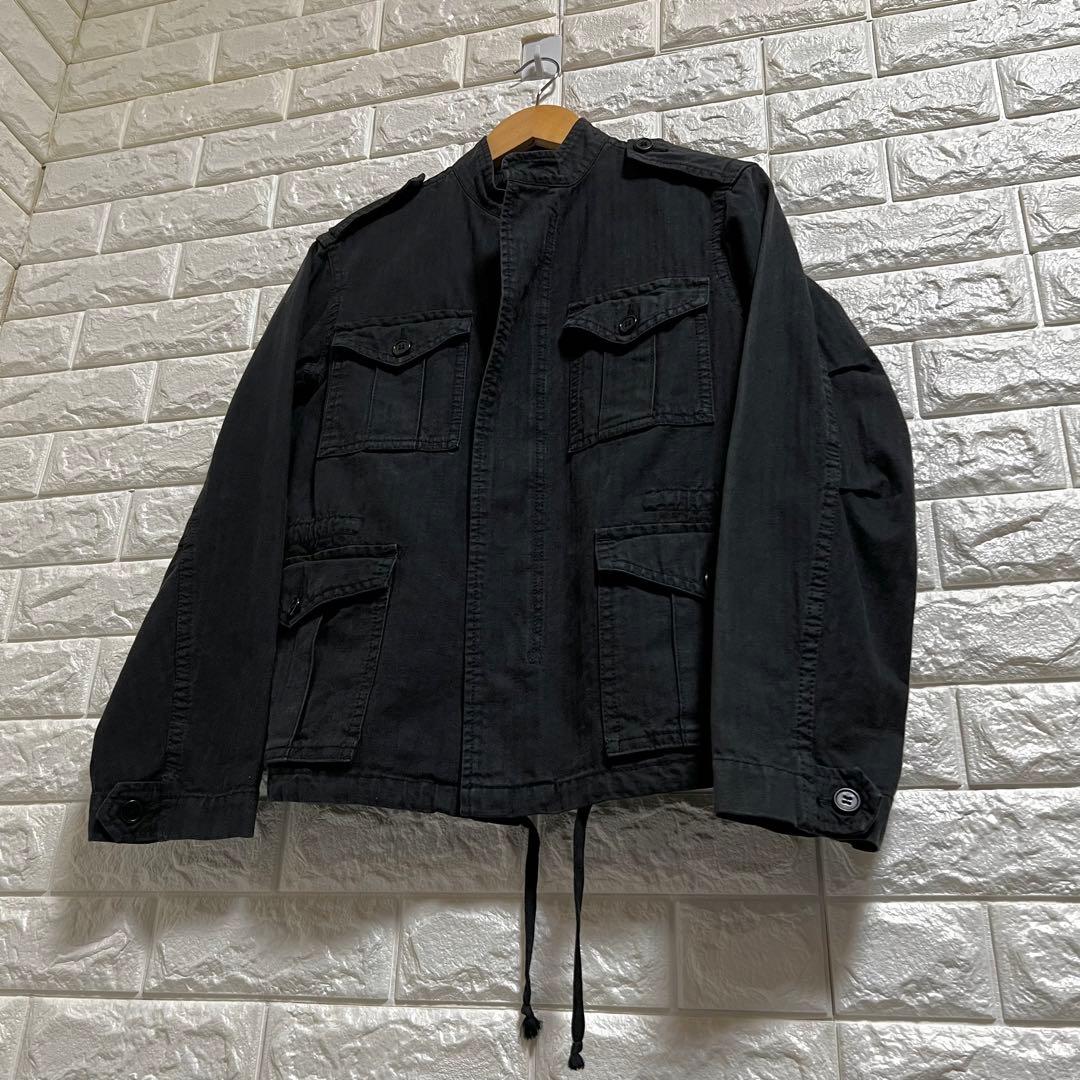 トリコ コムデギャルソン✨ミリタリージャケット 黒 S