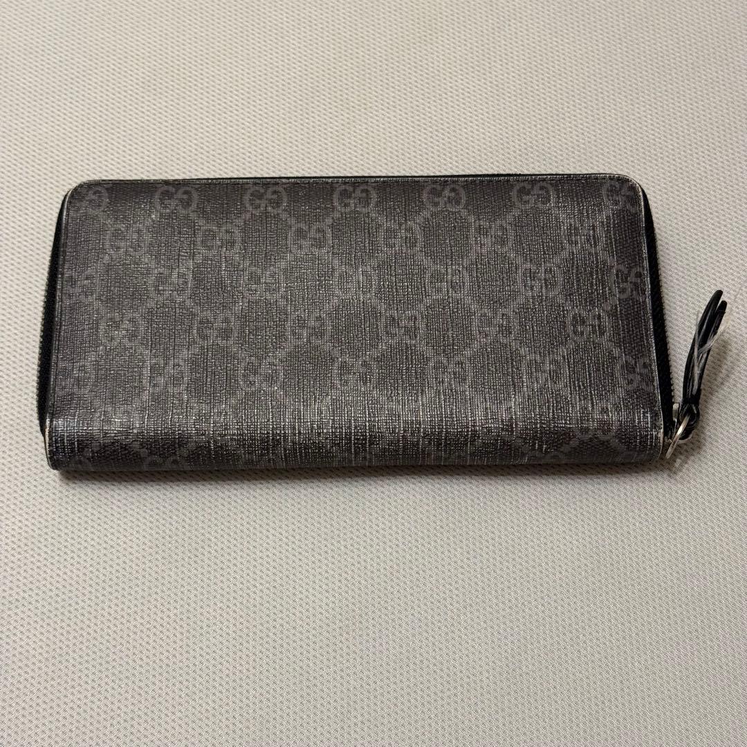 【希少】グッチ ラウンドファスナー 長財布 GGスプリーム 狼 ウルフ メンズ