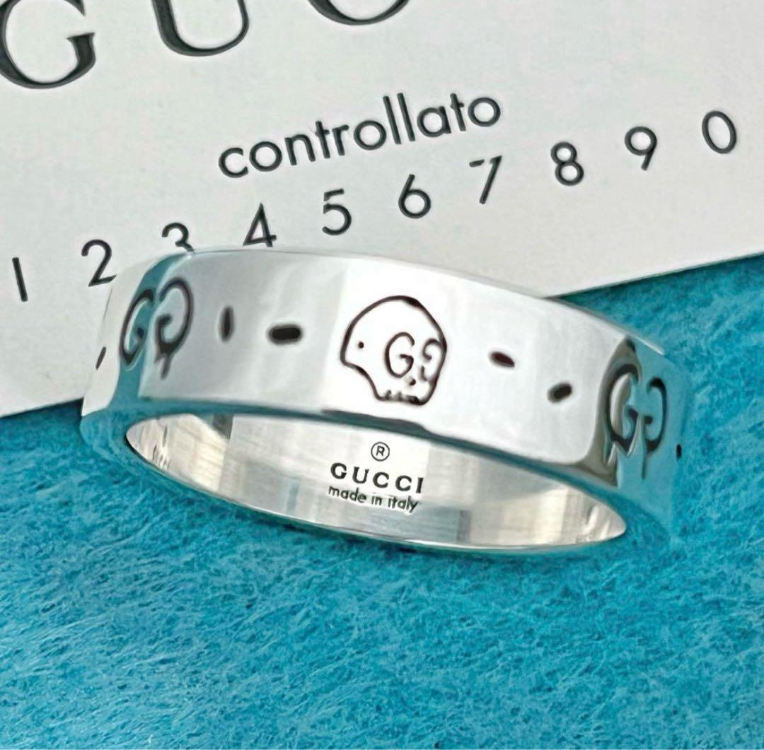 極美品‼️GUCCI 指輪　ゴーストリング　21号